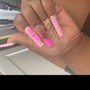 Non acrylic nails (press on nails)