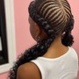 Kid's natural hair Braids (5-12 years)