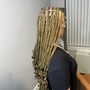 Small knotless braids