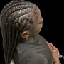 Box Braids, Acrylic Nails