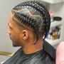 Cornrow Front, Individual Back