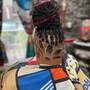 Line up/ cut down for LOCS, TWISTS, AND BRAIDS