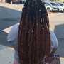 Added Hair 2 Strand Twists with Locs