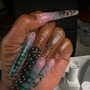 Full Bling Nail ( cost per nail )