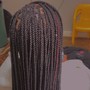 Large knotless braids