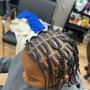 Kid's med knotless box braids