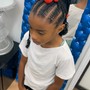 Kid's med knotless box braids