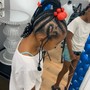 Kids braids hair added