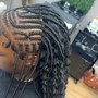 Kid's med knotless box braids