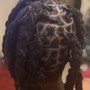 Loc retwist(short shoulder length