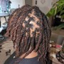 SPECIAL: Loc retwist (interlocking and palm rolling), Detox,  and simple style