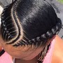 large knotless  braids