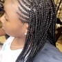 Medium Knotless Braids