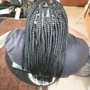 Medium Knotless Braids