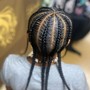 Knotless braids large