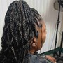 Small Box Braids or Knotless