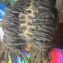 Invisible locs/boho