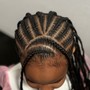 Kid's Fulani Braids Lemonade Braids(Natural hair)