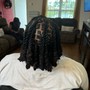 Retwist w/two strands or plaits