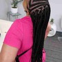 Knotless braids