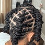 Individual braids take down