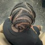 Mens Braids add $20 for wash