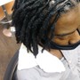 Men’s cornrows straight back