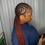 Large ponytail Braids