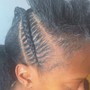 Stitch Braids (W/ Weave)