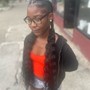 Large Knotless Box Braids