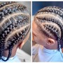 Men's Braids Straight Back