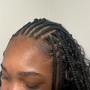 Half-up/half down Quick Weave