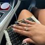 LONG ACRYLIC PRESS-ON NAILS FREESTYLES