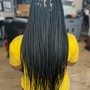 Knotless Box Braids (small/ medium) Butt/ waist