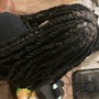 Medium Boho Knotless Braids