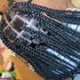 Medium Boho Knotless Braids