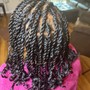 Box Braids Extensions (Medium size)