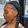 2 layer French braids