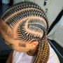 2 layer French braids