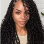 Crochet Distressed Faux Goddess Locs