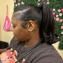 Natural Hair- Partial Highlights