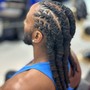 Man Bun loc re-attachments