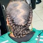 Ponytail braids large