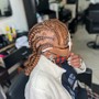 Ponytail braids small