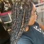 Medium island twist waist length