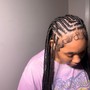 Medium Knotless Braids