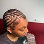 Medium Knotless Braids