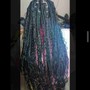 Bohemian knotless box braids