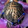 Palm roll Loc retwist