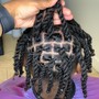 Palm roll Loc retwist